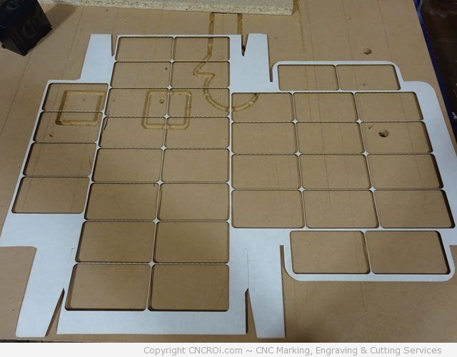 laser cutting cardboard