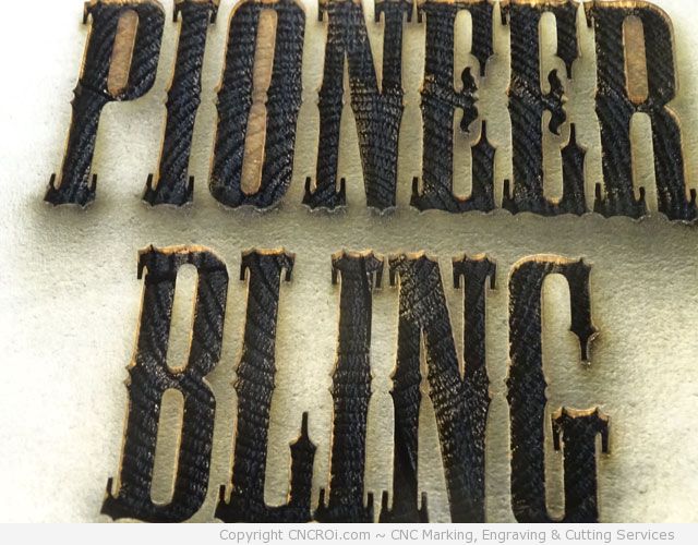 cnc laser engraving pioneer bling