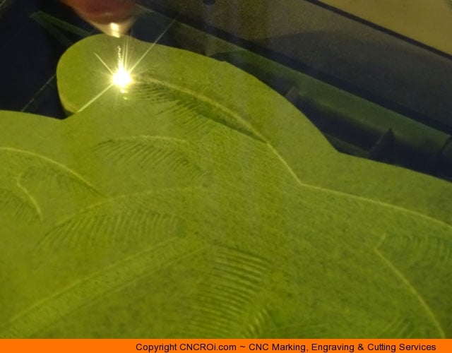 CNC Laser Engraving & Paint Filling Custom Corian Signage