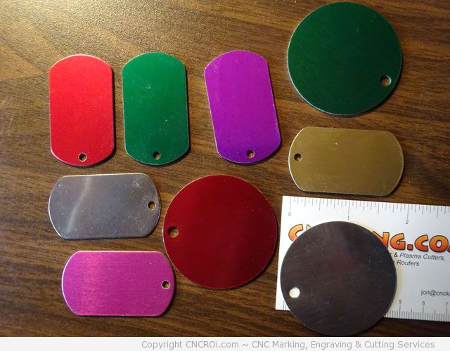 anodized-dog-tags-2 Laser Engraving Anodized Aluminium Dog Tags