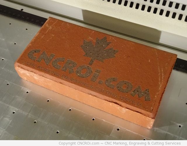 cnc-laser-brick-1 CNC Laser Engraving a Red Brick