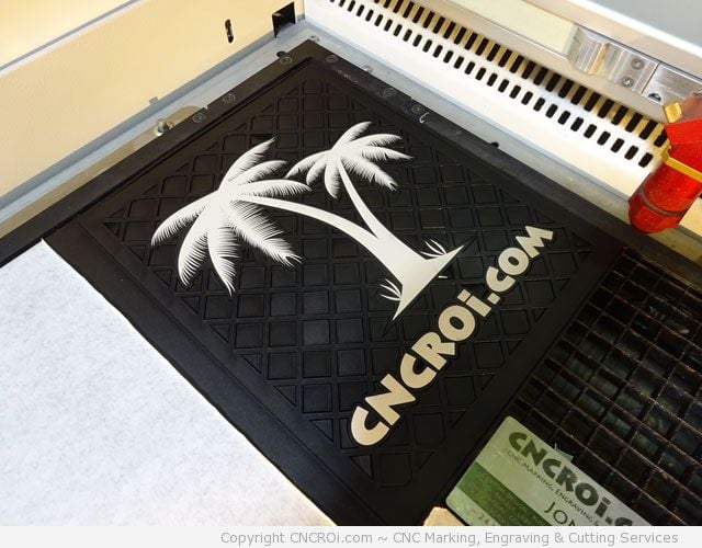cnc-laser-acrylic-change-1 CNC Fiber Laser Color Changing and CO2 Cutting Black Acrylic