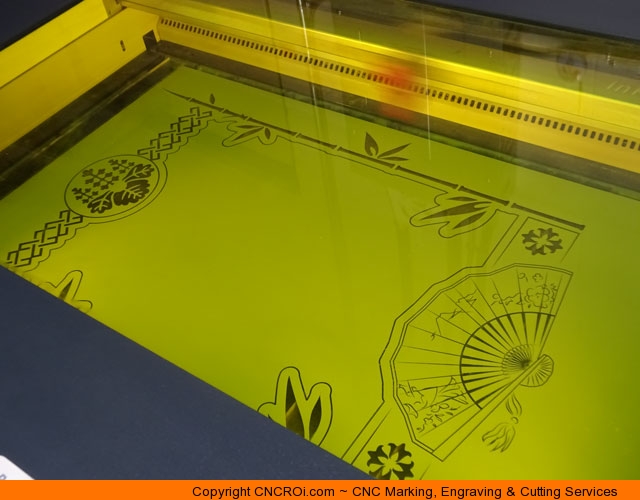 custom-cnc-mirror-1 CNC Laser Engraving & Cutting A Custom Paint Filled Mirror