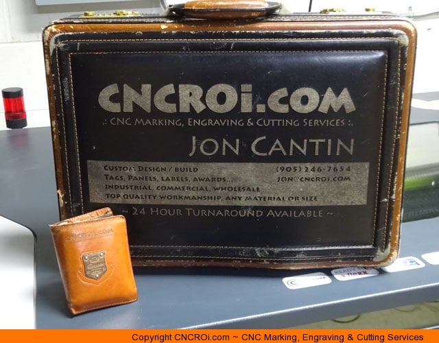 Leather Engraving Services - NOLA Laser Cutting & CNC Services