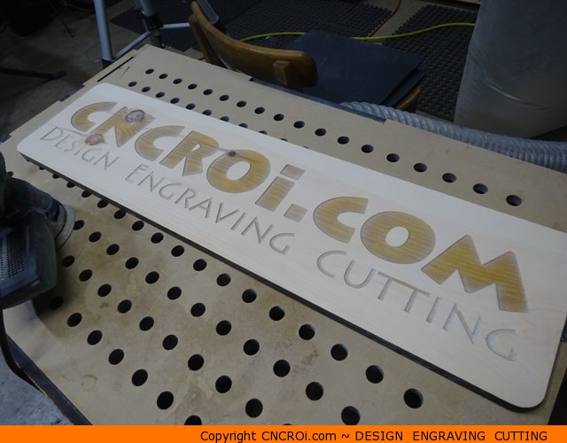 custom-pine-sign-1 Custom CNC Laser Engraved And Cut 3/4 inch (18 mm) Pine Sign