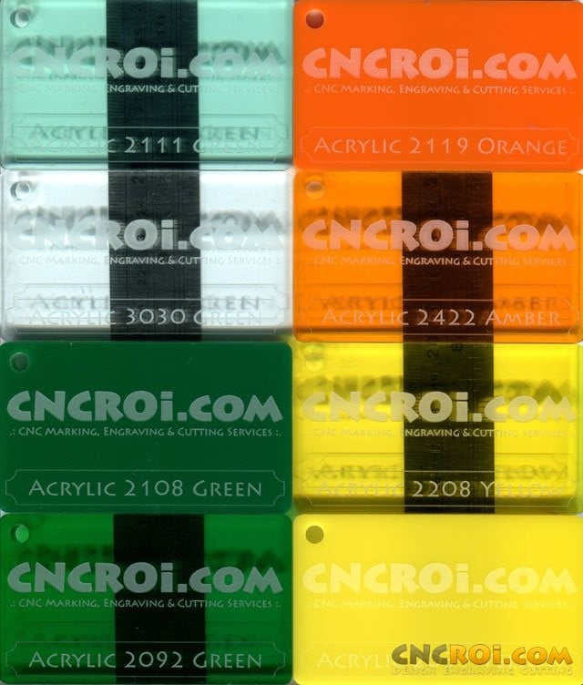 swatches006 Acrylic Business Cards (30 pack)