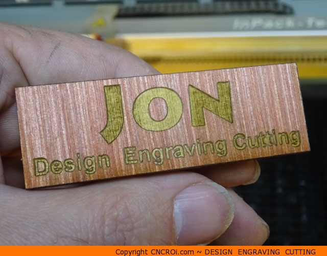 plywood-badge-8 Laser Engraving & Cutting Custom Plywood Name Badges