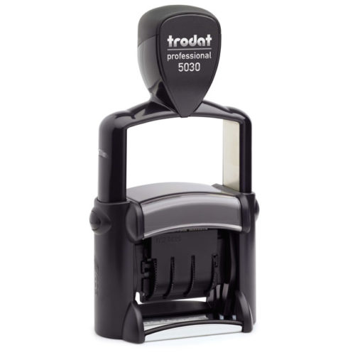 trodat-5030-500x500 Trodat Professional 5030 Custom Self-Inking Stamp (4 mm or 0.15" high DATE ONLY)