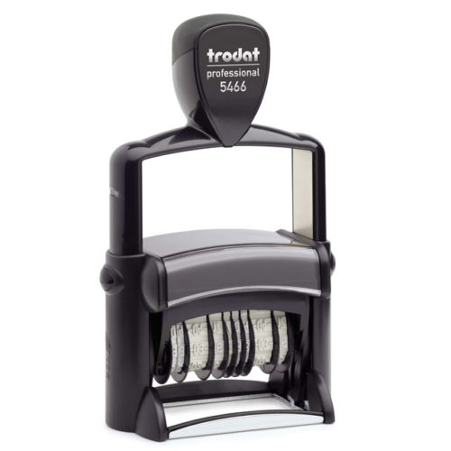 trodat-5466PL-500x500 Trodat Professional 5466/PL Custom Self-Inking Stamp (33 x 56 mm or 1.3 x 2.6" with double dater)