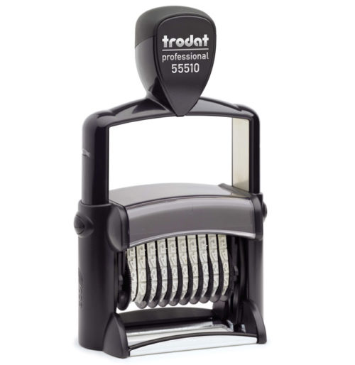 trodat-55510-500x514 Trodat Professional 55510/PL Custom Self-Inking Stamp (33 x 56 mm or 1-5/16 x 2-1/4" with numberer)