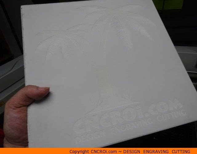 laser-tile-engrave-1 Custom Tile Paint Filling CNC Laser Engraving