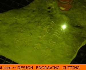 laser-rock-x-300x245 CNC Laser Engraving Rock