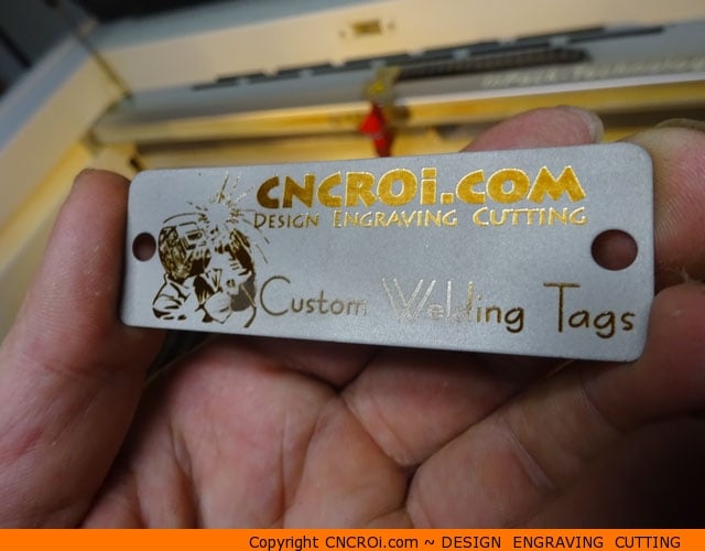 custom-welding-tag-1 New Stainless Steel Offering! Custom Matte Finish Welding Tags