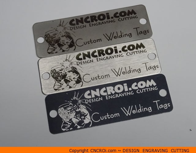 custom-welding-tag-1 New Stainless Steel Offering! Custom Matte Finish Welding Tags
