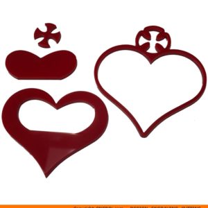 0137-heart-crossb-300x300 Cross Filled Heart Shape (0137)