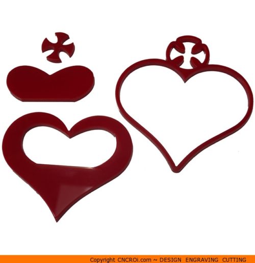 0137-heart-crossb-500x516 Cross Filled Heart Shape (0137)