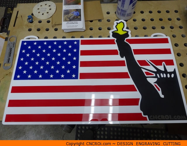 usa-american-flag-1 United States American Flag: Custom Laser Cut Acrylic Inlay