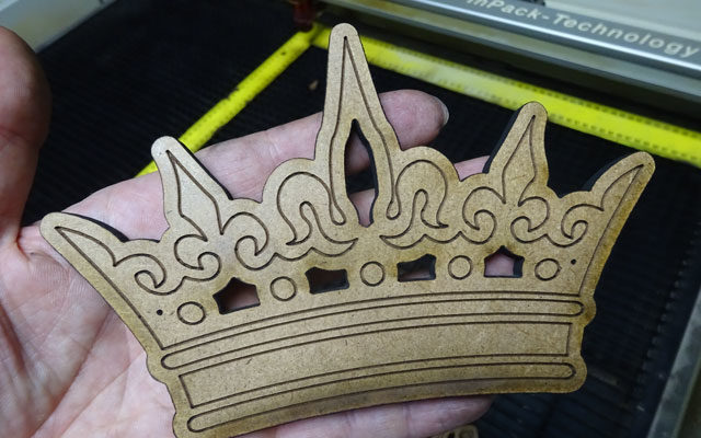 custom-crown-king-x7-640x400 Custom Wooden Royal Crowns: 1/4" (6 mm) Scrap MDF Design 0160 - 0161