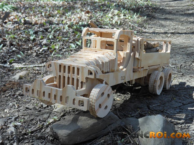 joninsidemake2 Army Transport Truck Model Kit: Design through Manufacturing