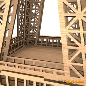 eiffel-tower-model-kit-laser-9-300x300 Eiffel Tower Laser Cut Model Kit