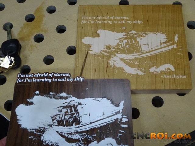 lamacoids-vs-wood-1 Wood Lamacoid Engraving Imagery Options Review