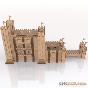 medieval-castle-laser-cut-kit-3-300x300 Medieval Castle Wood Model Kit