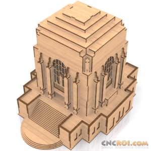 sydney-anzac-model-kit-laser-1-300x300 Sydney ANZAC War Monument Laser Cut Model Kit