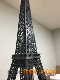 1 Custom Metal Eiffel Tower: CNC Laser Cut