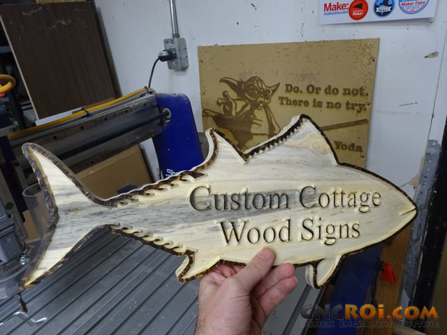 cottage-wood-sign-1 Custom Cottage Wood Sign