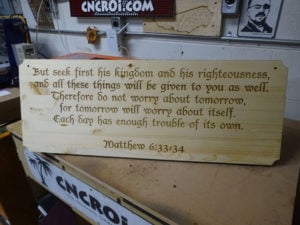 pine-bible-verse-xx4-300x225 Pine Bible Verse Sign: 3/4" Laminated Pine CNC Laser Engraved & Cut