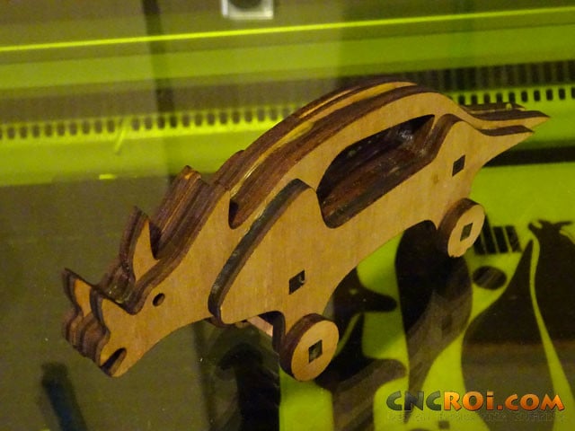 custom-centrosaur-model-1 Custom Centrosaurus Dinosaur Model: CNC Laser Cutting