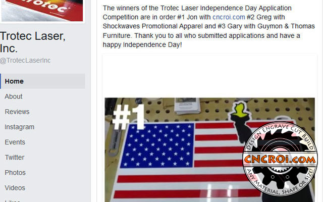 1-trotec-640x400 CNCROi.com wins Trotec Laser's 4th of July Design Contest!