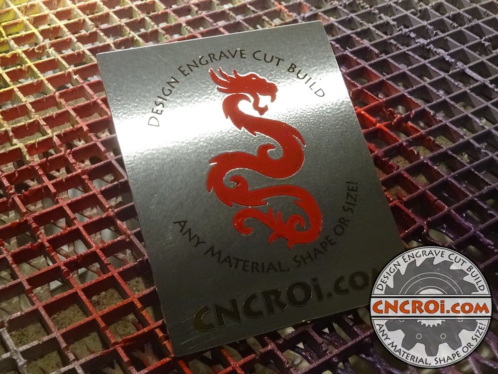 paint-filled-metal-1 Paint Filled Metal: 316 Stainless Steel Fiber Laser Etched