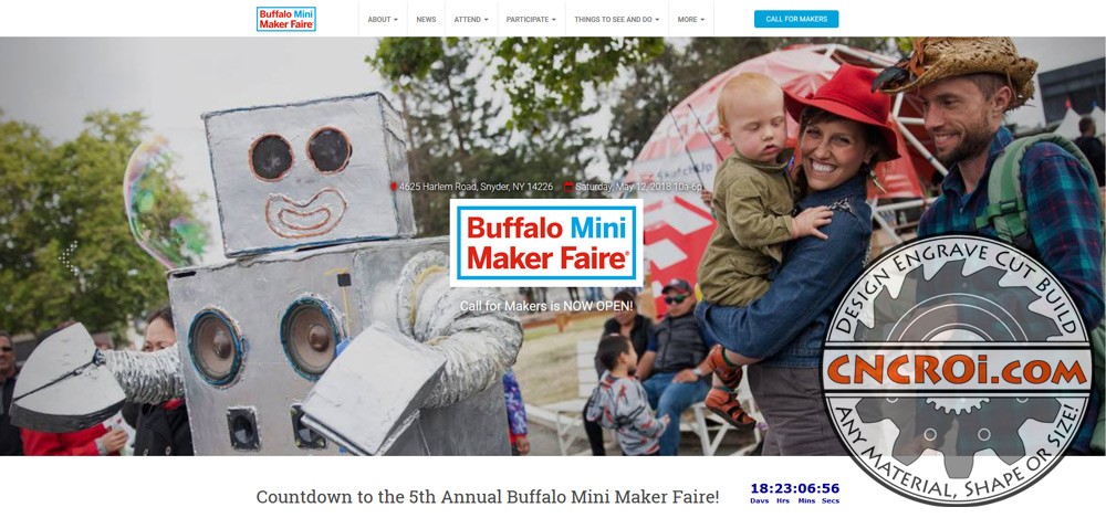 joninsidemake2 Buffalo, NY USA Mini Maker Faire May 12th, 2018 Application Accepted