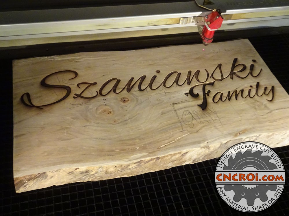family-wood-sign-1 Family Wood Signs: Engraved Live Edge