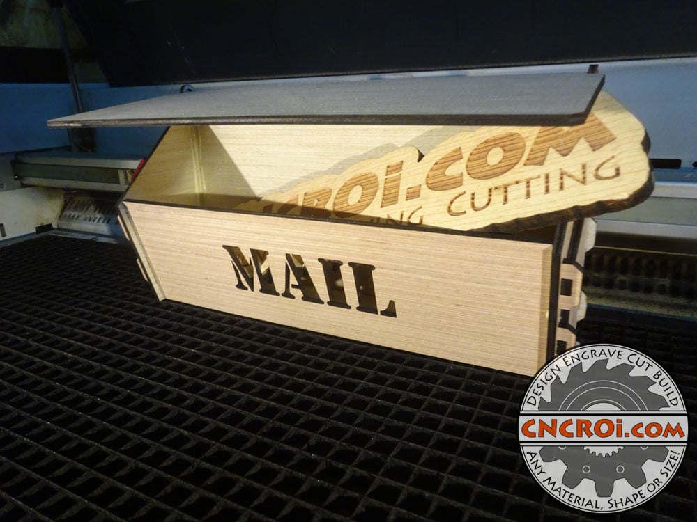 small-custom-mailbox-1 Custom Small Plywood Mailbox