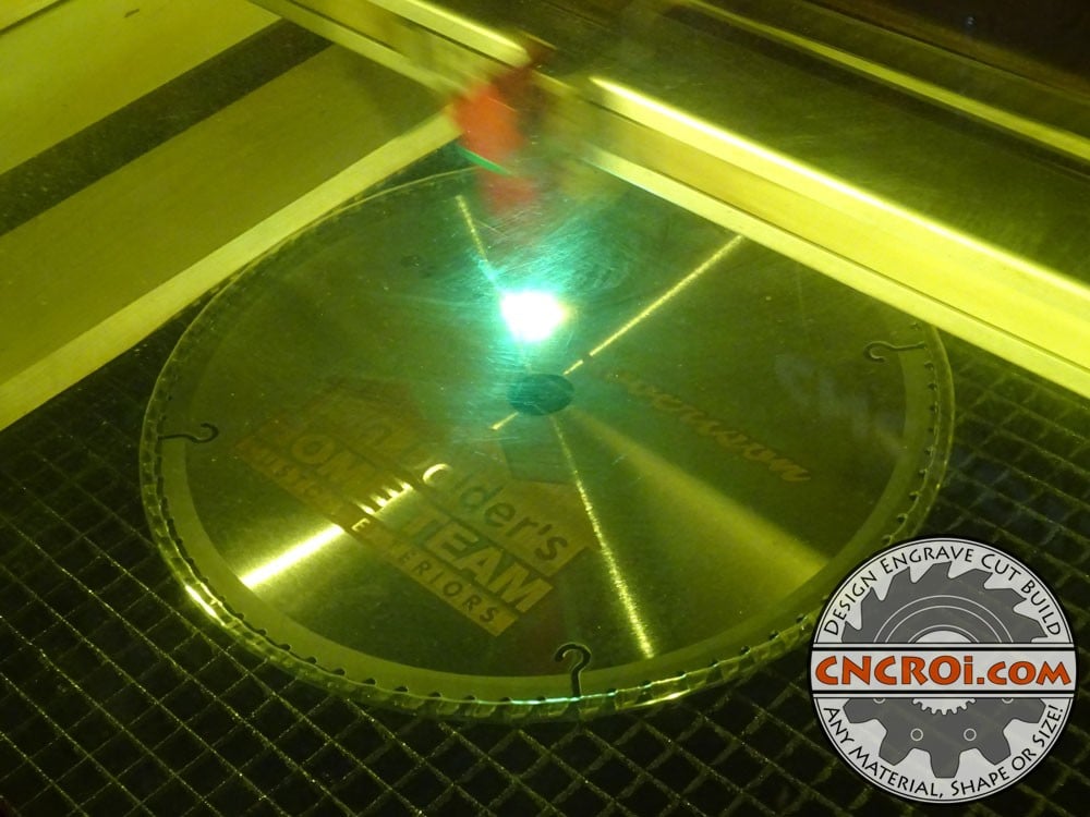 steel-blade-clock-1 Steel Blade Clock: CNC Fiber Laser Etching