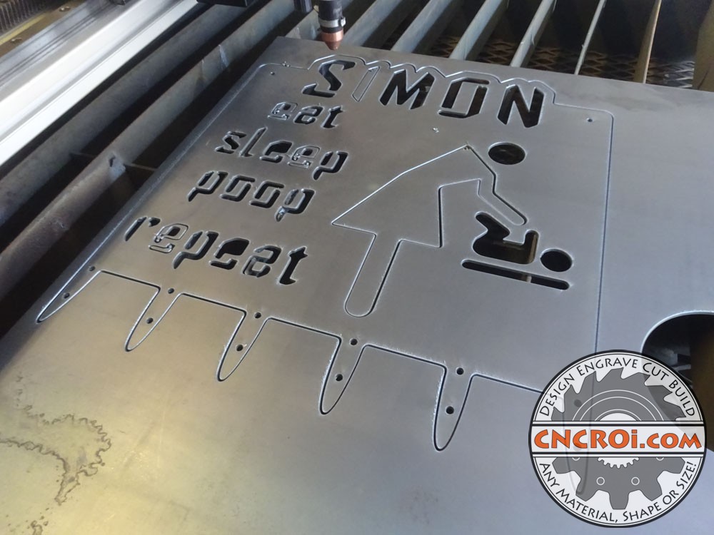 metal-door-hanger-1 Metal Towel Hanger: Custom CNC Plasma Cut Mild Steel