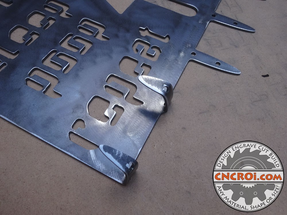 metal-door-hanger-1 Metal Towel Hanger: Custom CNC Plasma Cut Mild Steel