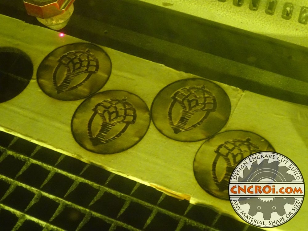 custom-oak-coins-1 Custom Oak Coins: 1/8" 3 mm Thick