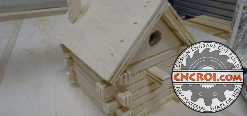 birdhouse-prototype-xx-848x400 Bird House Prototype V2: CNC Routering 3/4" Maple Plywood