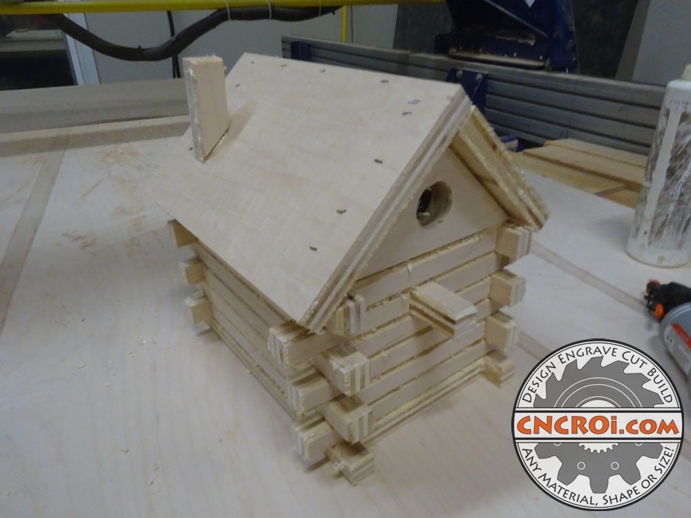 birdhouse-prototype-1 Bird House Prototype V2: CNC Routering 3/4" Maple Plywood