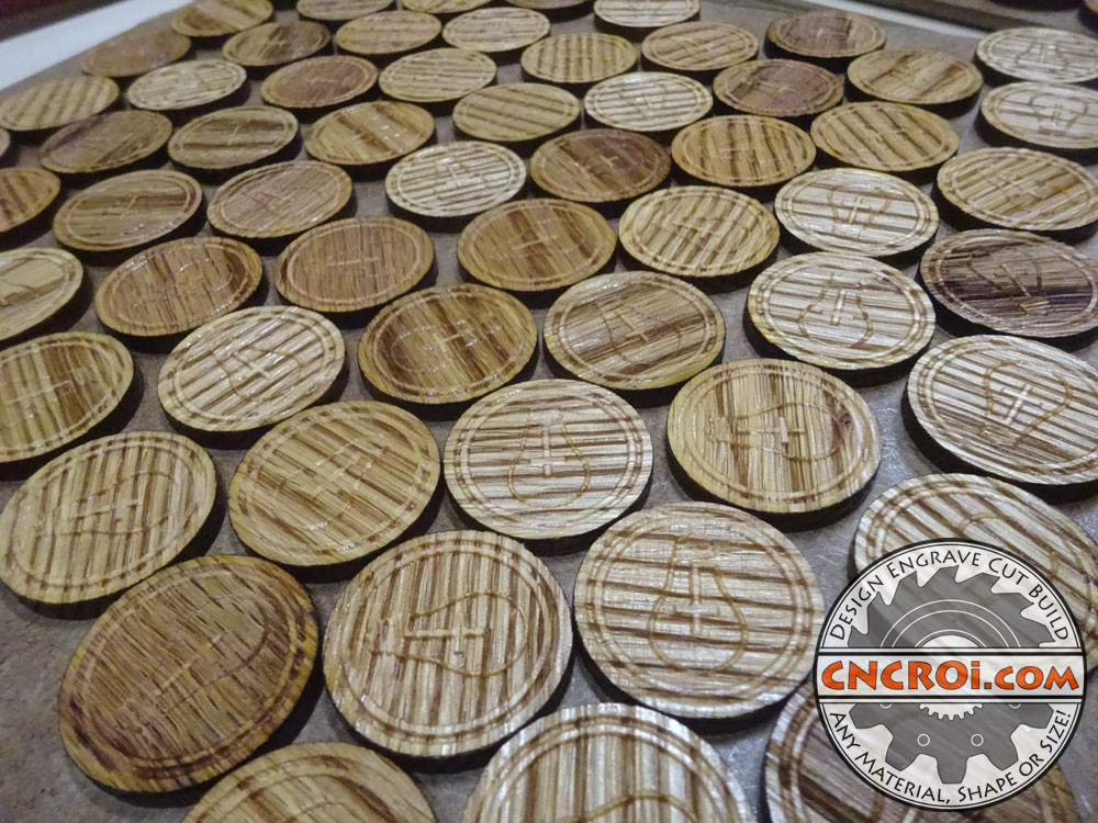 novelty-coins-1 Custom Novelty Coins: Laser Engraved & Cut Oak