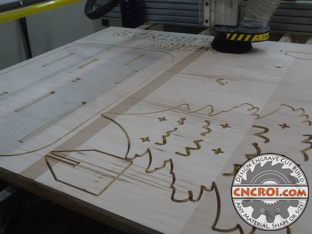 christmas-display-1 Custom Christmas Display: CNC Laser & CNC Router