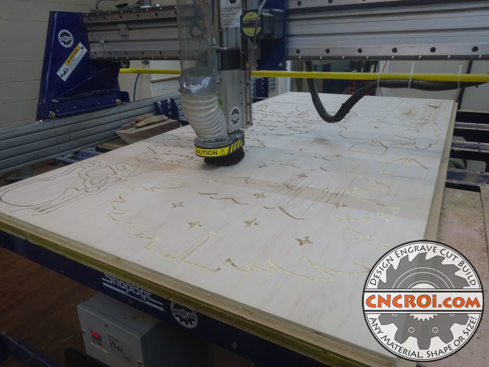 christmas-display-1 Custom Christmas Display: CNC Laser & CNC Router