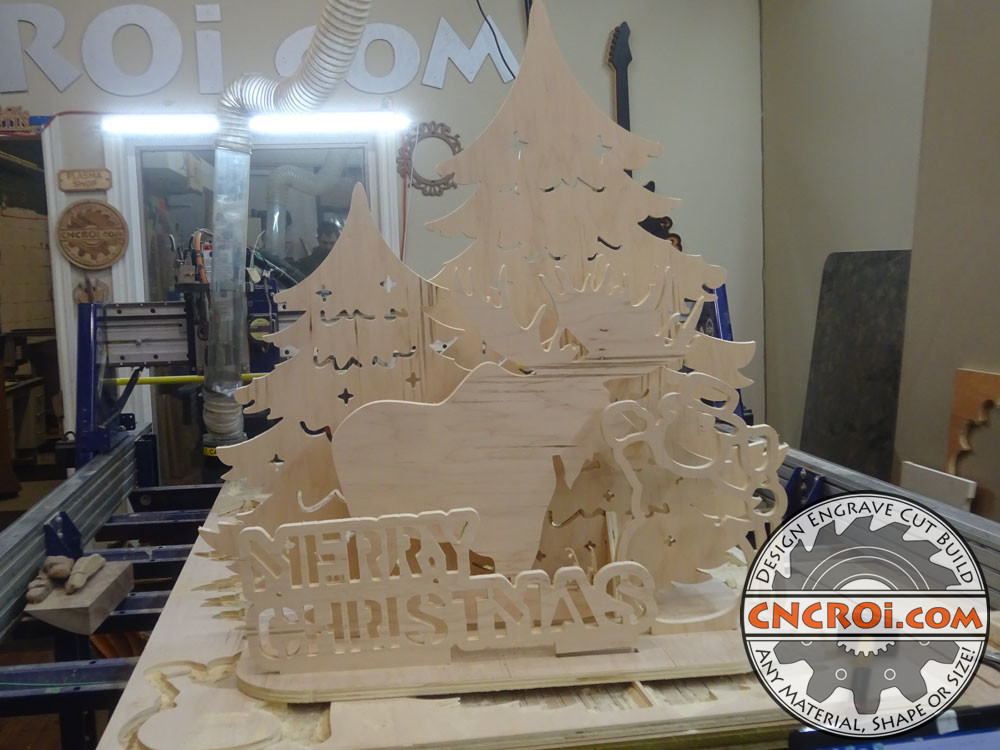 christmas-display-1 Custom Christmas Display: CNC Laser & CNC Router