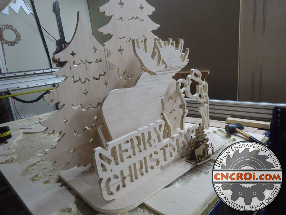 christmas-display-1 Custom Christmas Display: CNC Laser & CNC Router