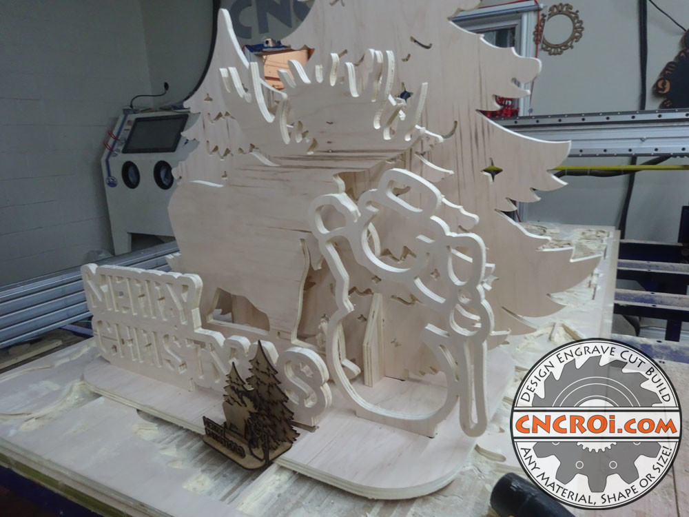 christmas-display-1 Custom Christmas Display: CNC Laser & CNC Router