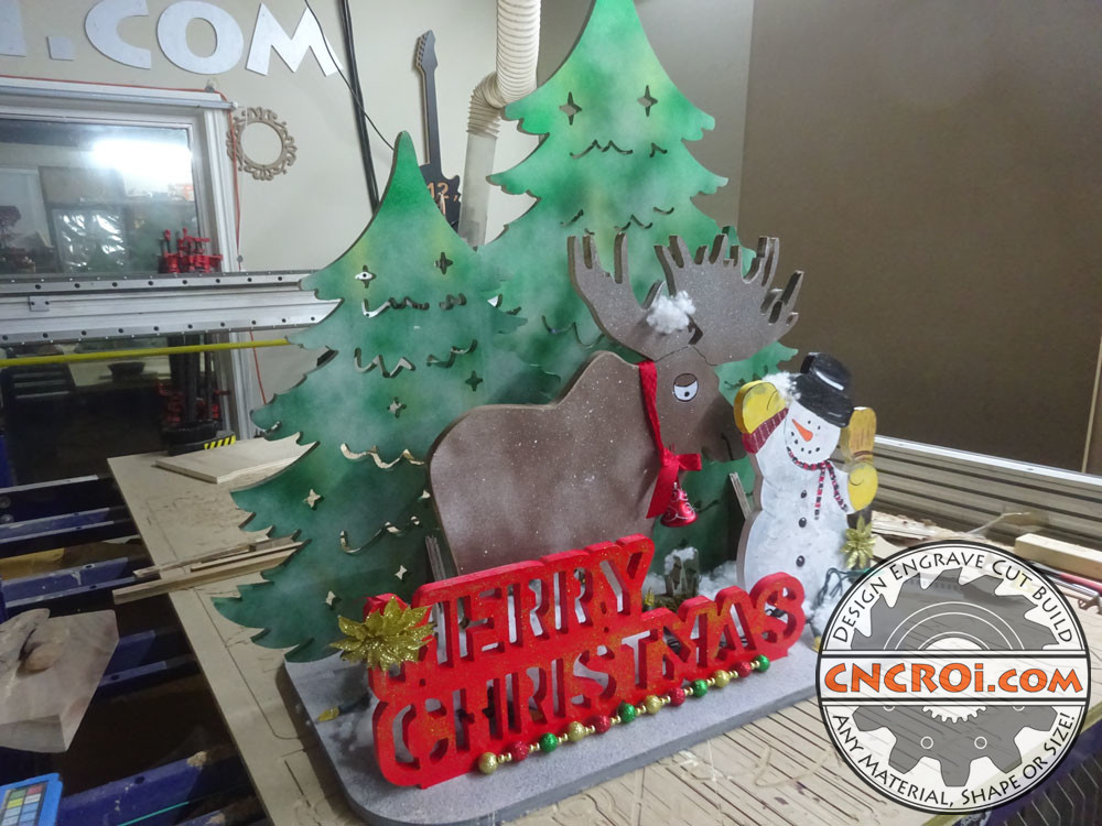 christmas-display-1 Custom Christmas Display: CNC Laser & CNC Router