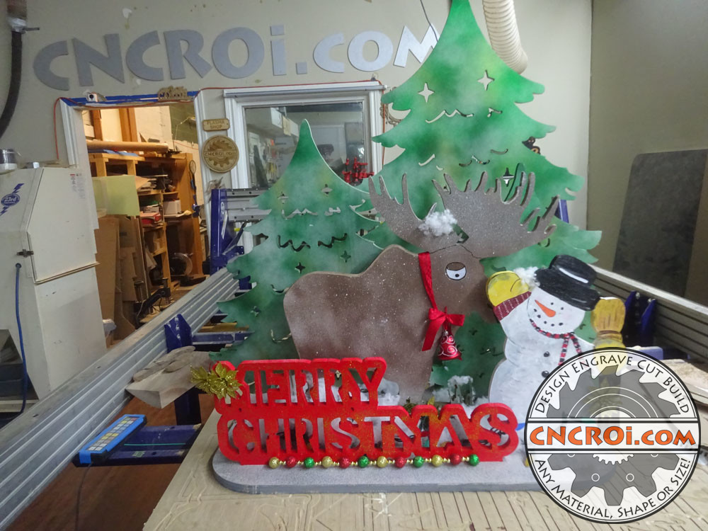 christmas-display-1 Custom Christmas Display: CNC Laser & CNC Router